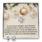To My Precious daughter on Christmas