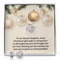 To My Dearest Daughter on Christmas