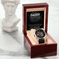 Walk with me, Daddy openwork watch