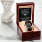 Hero Of My Childhood openwork watch