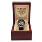 To My Dad - Strong In Heart openwork watch