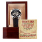 To My Dad - Strong In Heart openwork watch