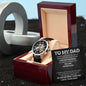 To My Dad - Appreciated openwork watch