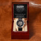 Walk with me, Daddy openwork watch