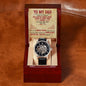 To My Dad - Strong In Heart openwork watch