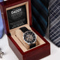 Walk with me, Daddy openwork watch