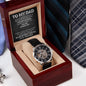 To My Dad - Appreciated openwork watch