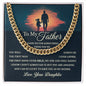 To My Father - Always Loved cuban link chain