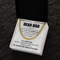 Dear Dad - The Best Man cuban link chain