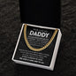 Walk with me, Daddy cuban link chain