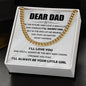 Dear Dad - The Best Man cuban link chain