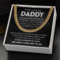 Walk with me, Daddy cuban link chain