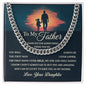 To My Father - Always Loved cuban link chain