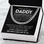 Walk with me, Daddy cuban link chain
