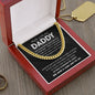 Walk with me, Daddy cuban link chain