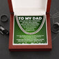 To My Dad - Cuban Link Chain
