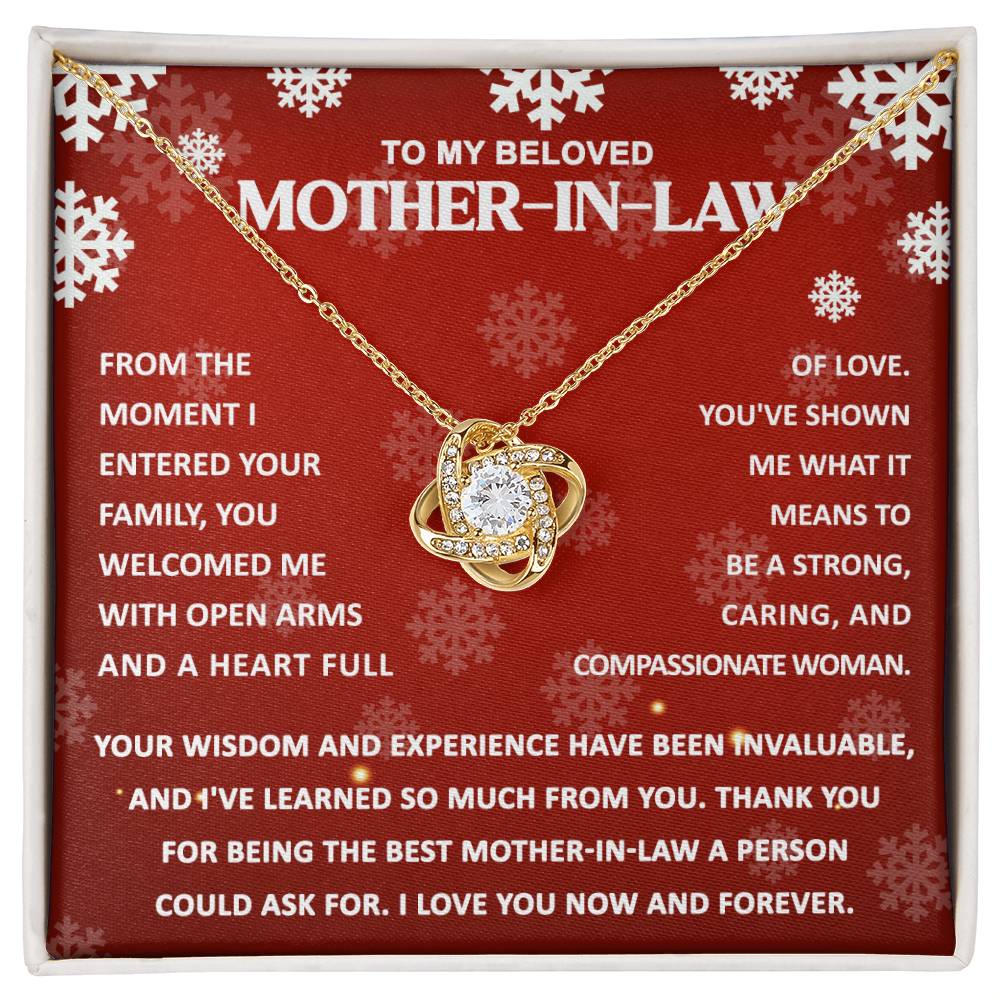 Mother-In-Law-Compassionate Woman Love knot necklace