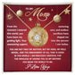 Mom-Role Model Love knot necklace