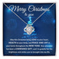Merry Christmas-Your Heart Love knot necklace