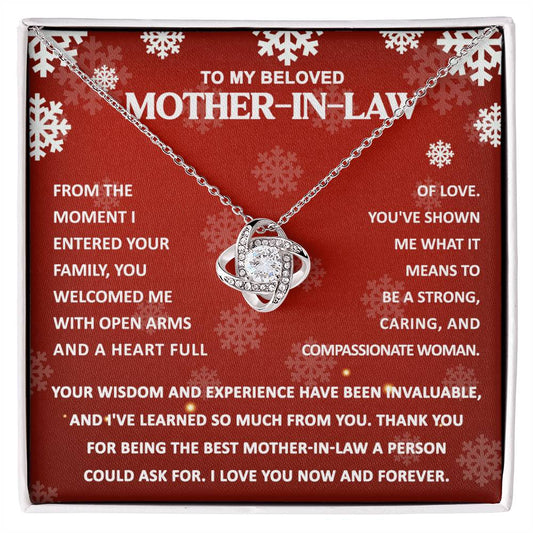 Mother-In-Law-Compassionate Woman Love knot necklace