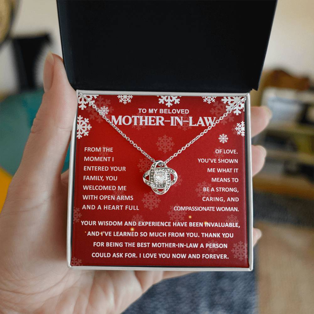 Mother-In-Law-Compassionate Woman Love knot necklace