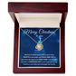 Merry Christmas-Your Heart Love knot necklace