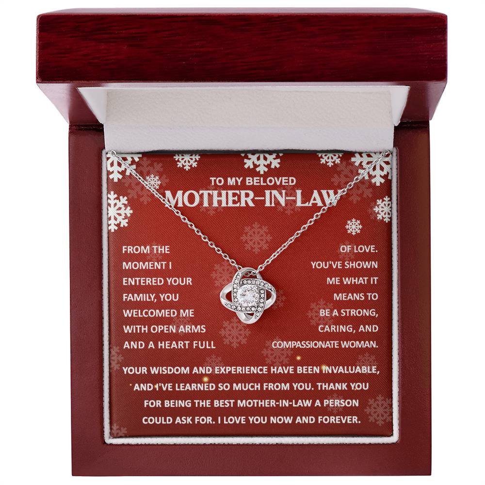 Mother-In-Law-Compassionate Woman Love knot necklace