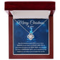Merry Christmas-Your Heart Love knot necklace
