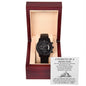 Strength Of A Mountain chronograph watch black