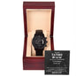 Father In Law - Dream Of My Life chronograph watch black