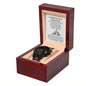Strength Of A Mountain chronograph watch black