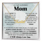 Loving Mom - Lucky To Have You custom name necklace