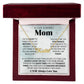 Loving Mom - Lucky To Have You custom name necklace