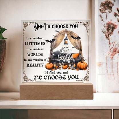Halloween-I Choose You-Acrylic Square