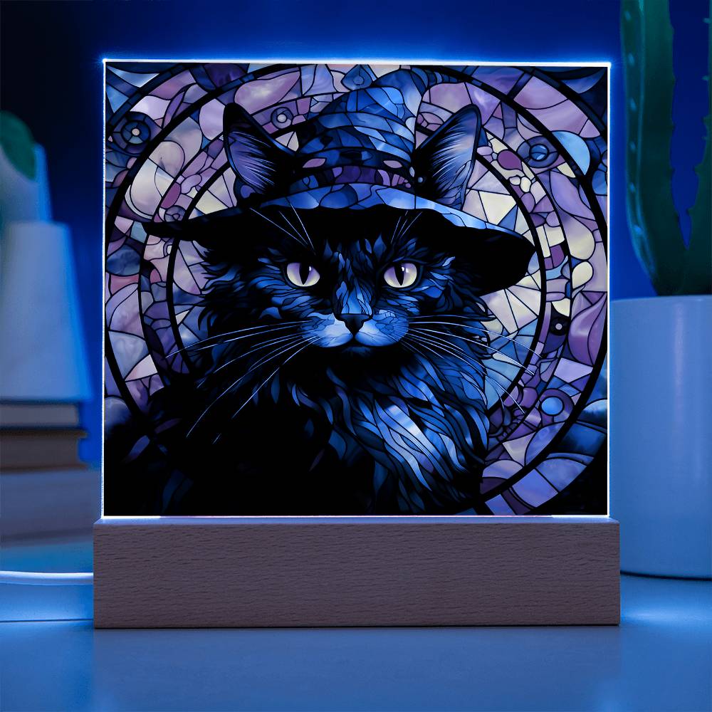 Halloween-Black Cat-Acrylic