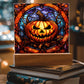 Halloween-Pumpkin Stained Glass-Acrylic