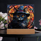 Halloween-Black Cat-Acrylic