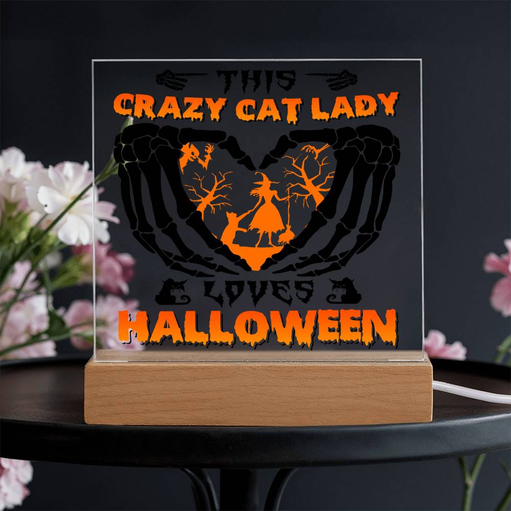 Crazy Cat Lady-Acrylic