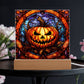 Halloween-Pumpkin Stained Glass-Acrylic