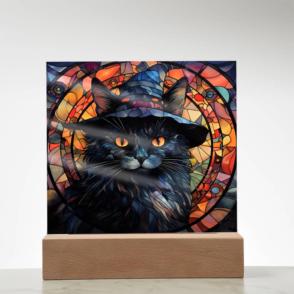 Halloween-Black Cat-Acrylic