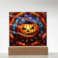 Halloween-Pumpkin Stained Glass-Acrylic