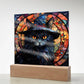 Halloween-Black Cat-Acrylic