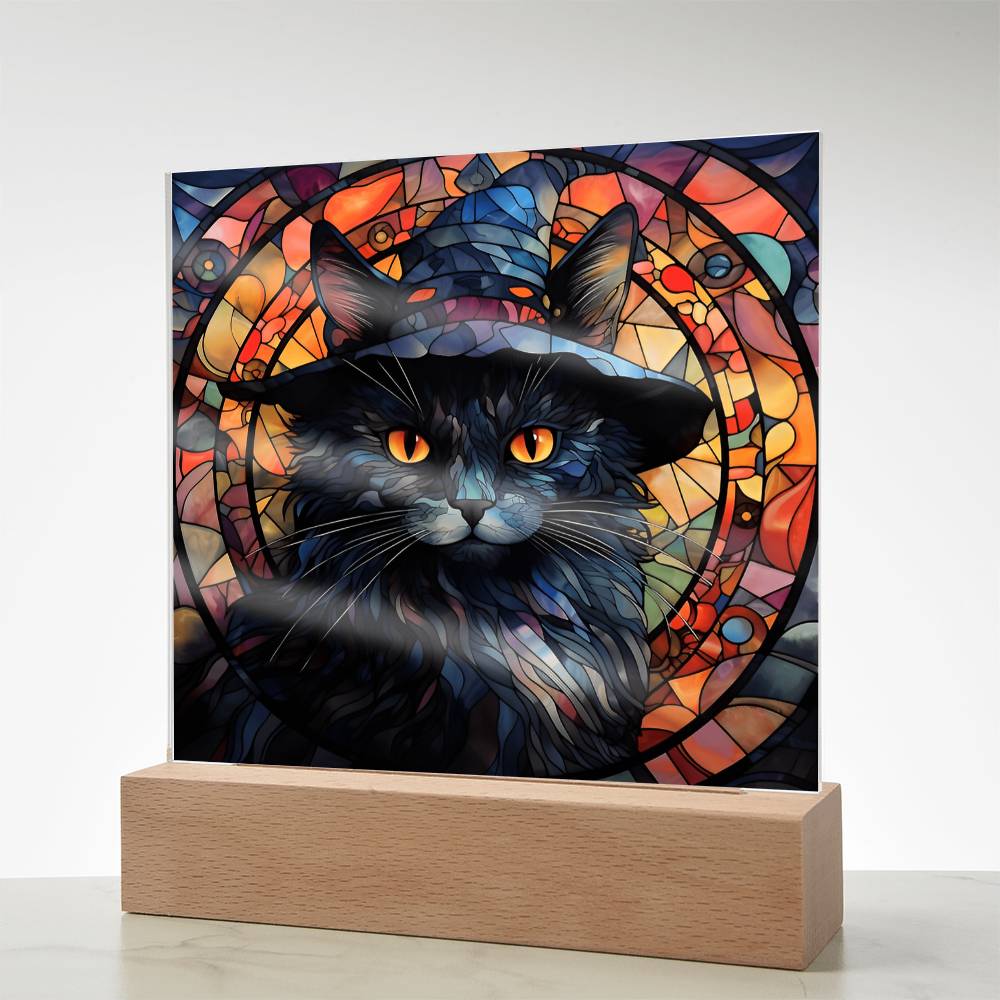 Halloween-Black Cat-Acrylic