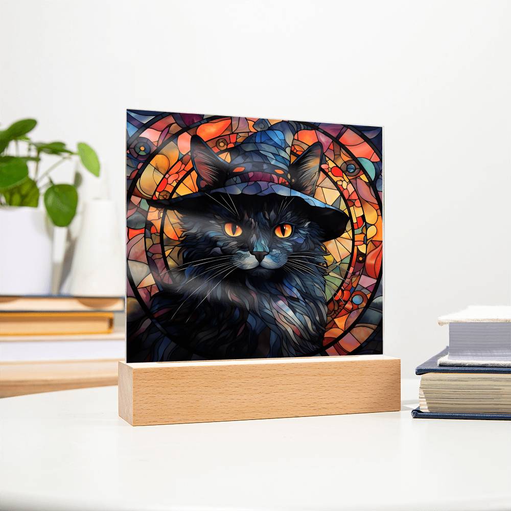 Halloween-Black Cat-Acrylic