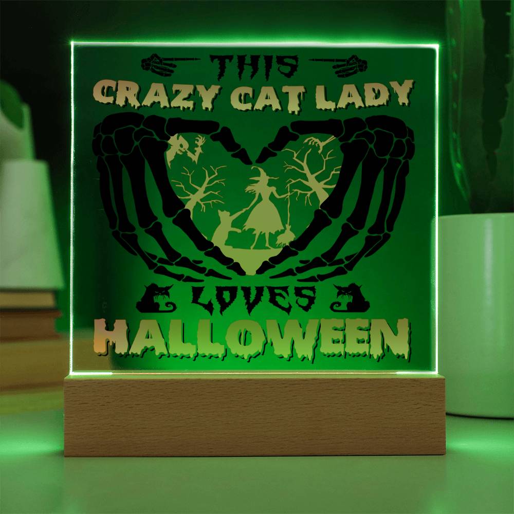 Crazy Cat Lady-Acrylic