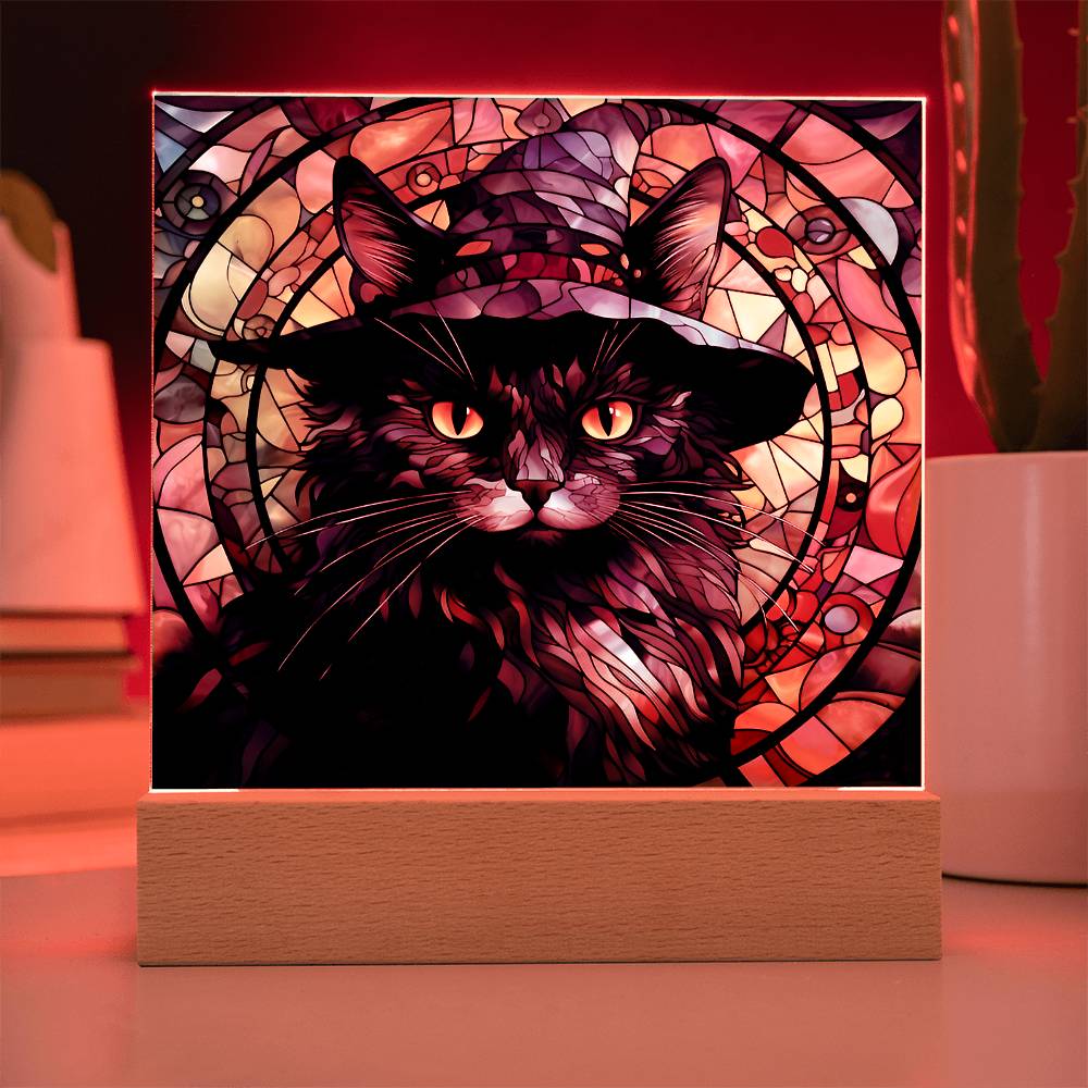 Halloween-Black Cat-Acrylic