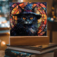 Halloween-Black Cat-Acrylic