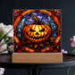 Halloween-Pumpkin Stained Glass-Acrylic