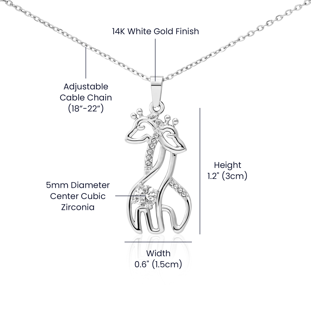Giraffe Necklace – Stand Tall, Shine Bright | Sophia Anne Jewelry
