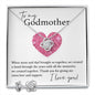 To My Godmother copy Love Knot and Earring set|Mom